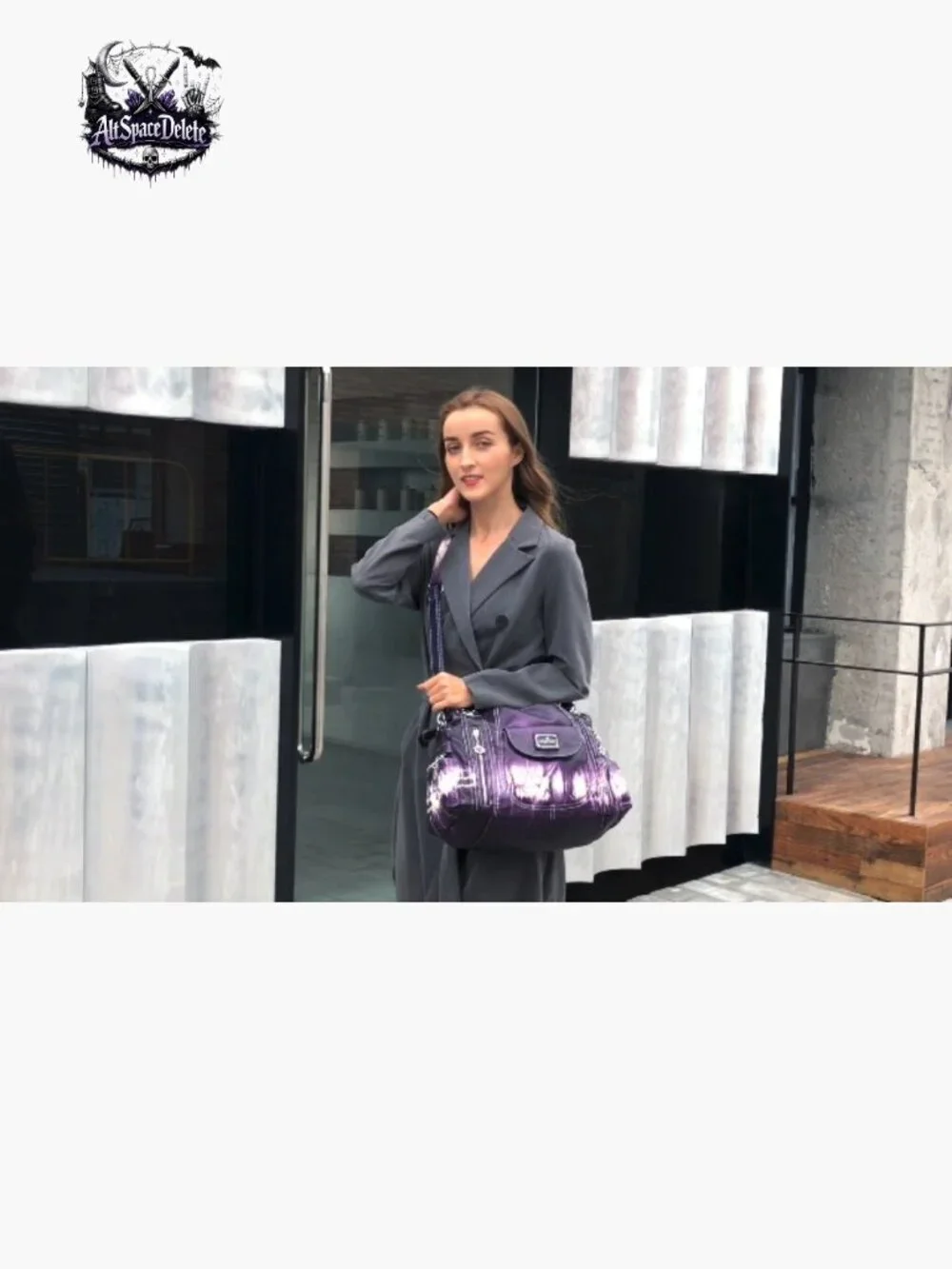 Large Hobo Tote Shoulder Bag Faux Leather Multi-Pocket Satchel Purse - Picture 7 of 7